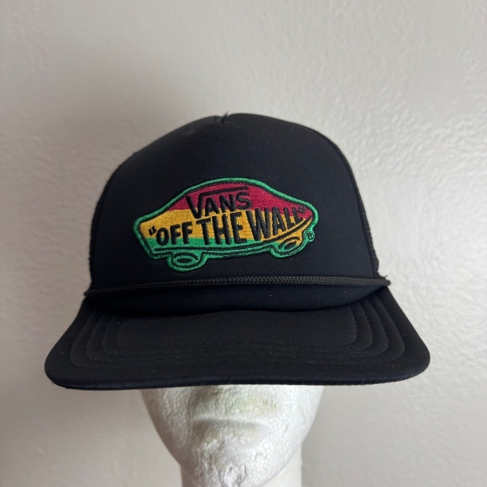 Vans Vintage Mesh Rasta Logo Hat OSFM